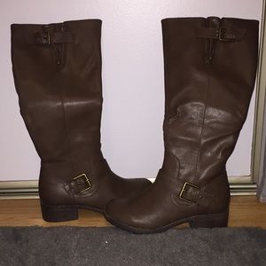 Brown Knee High Boots